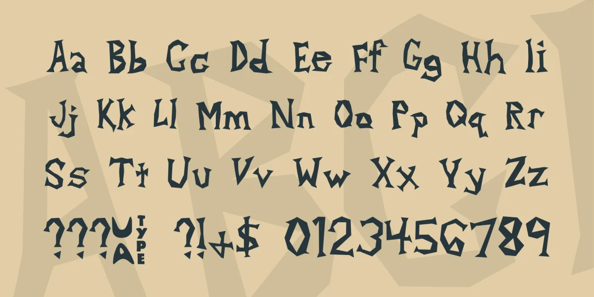 Alpha Dance Font preview 3