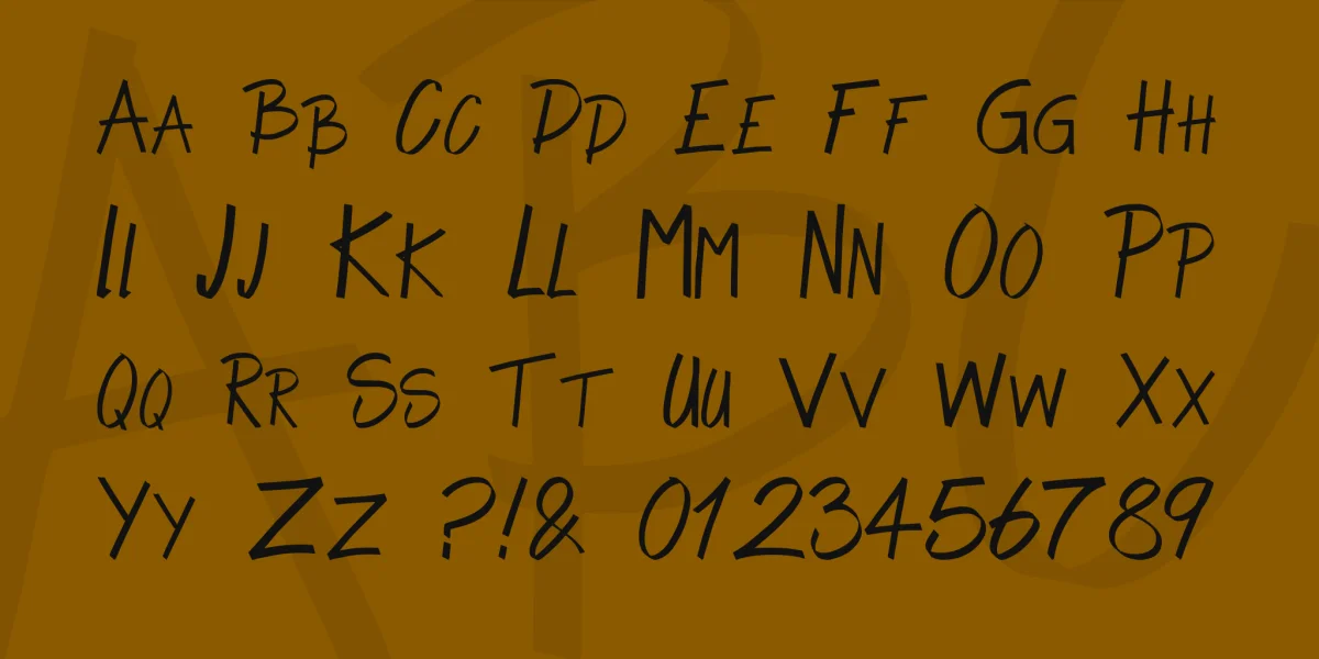Alpha Thin Font preview 3