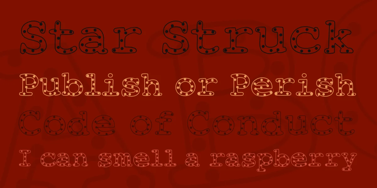 AlphabeticSprinkles Font Family preview 2
