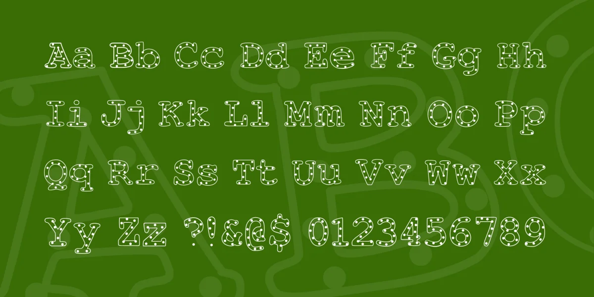 AlphabeticSprinkles Font Family preview 3