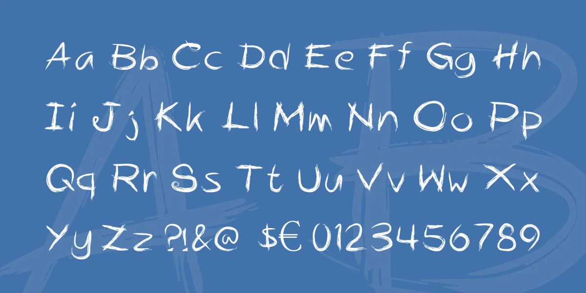 Alphahate Font preview 5