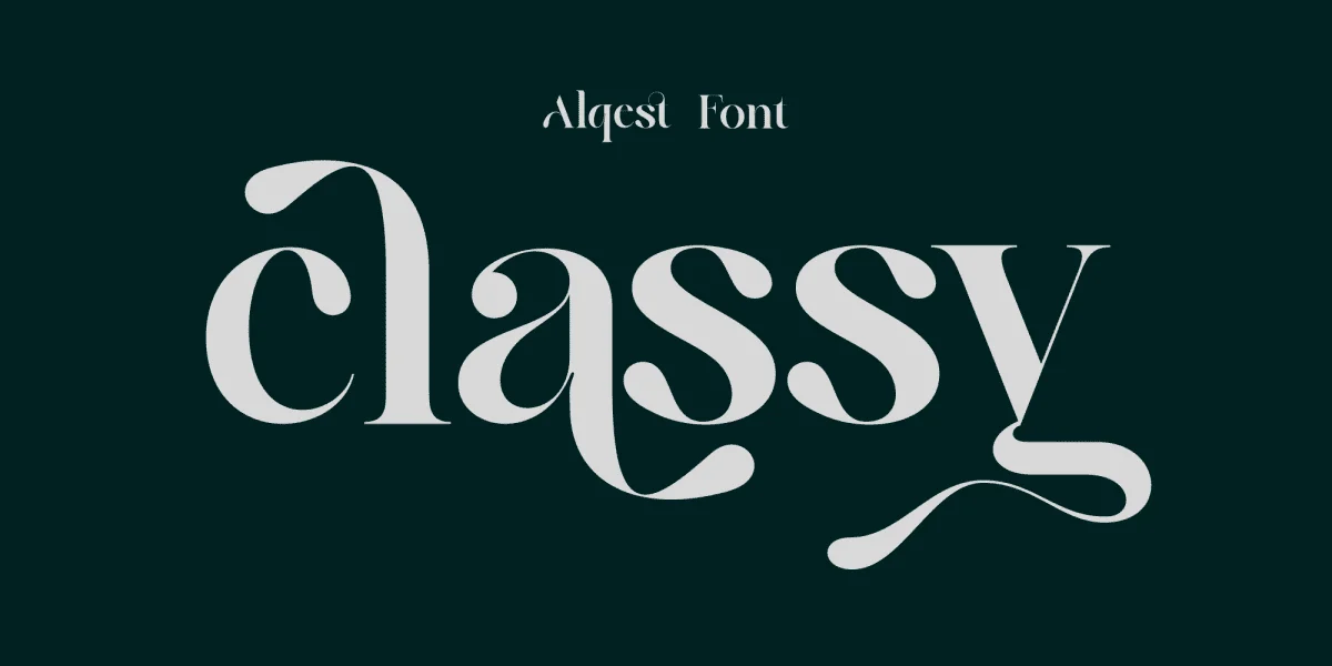 Alqest Font preview 8
