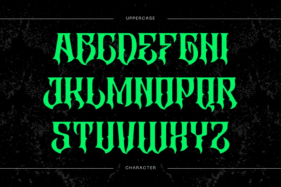 Altar Gothic Demo Font preview 2