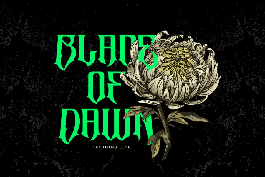 Altar Gothic Demo Font preview 4