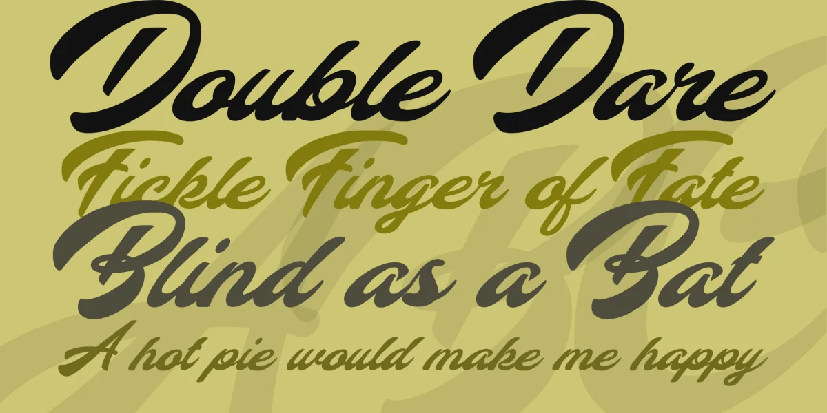 Altavista Font preview 2