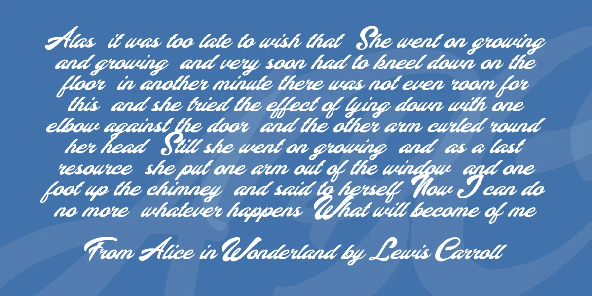 Altavista Font preview 3