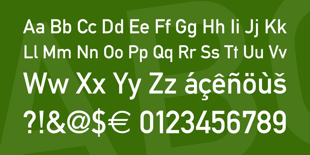 Alte DIN 1451 Mittelschrift Font Family preview 4