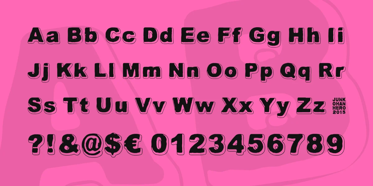Always Been Right Font preview 2