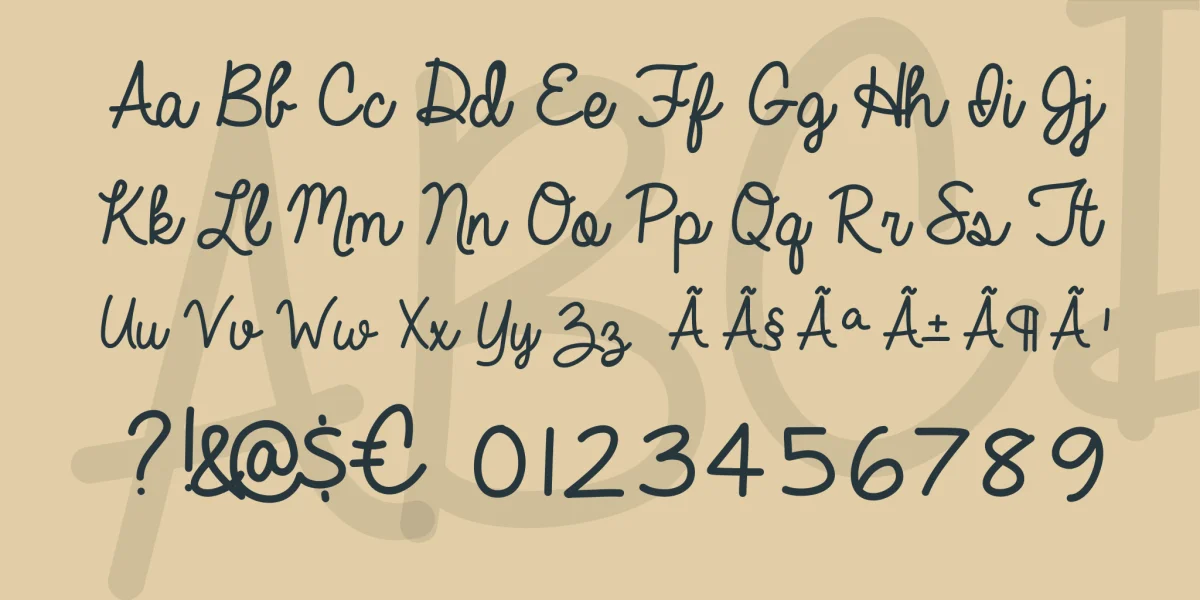 Always In My Heart Font preview 4