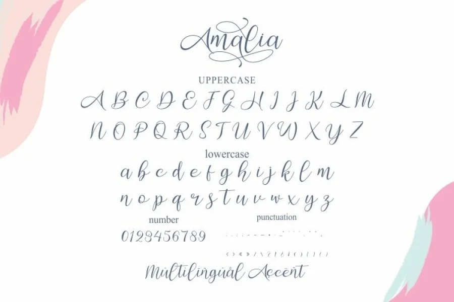 Amalia Font preview 6