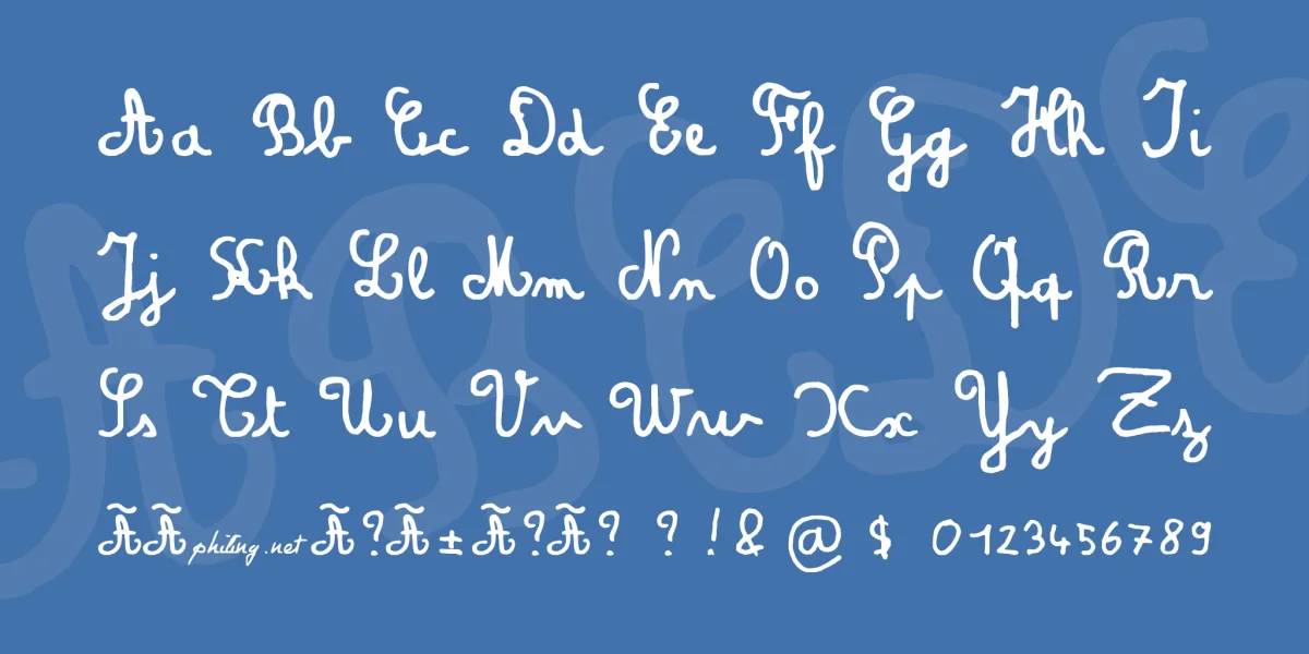 Amandine Font preview 3