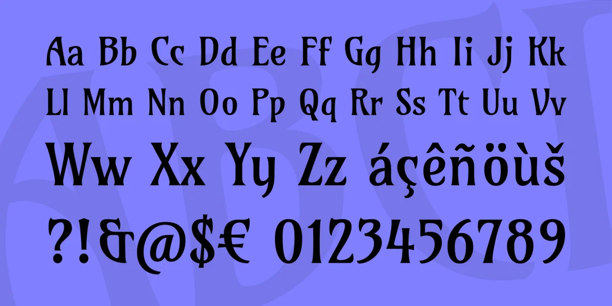 Amarante Font preview 4