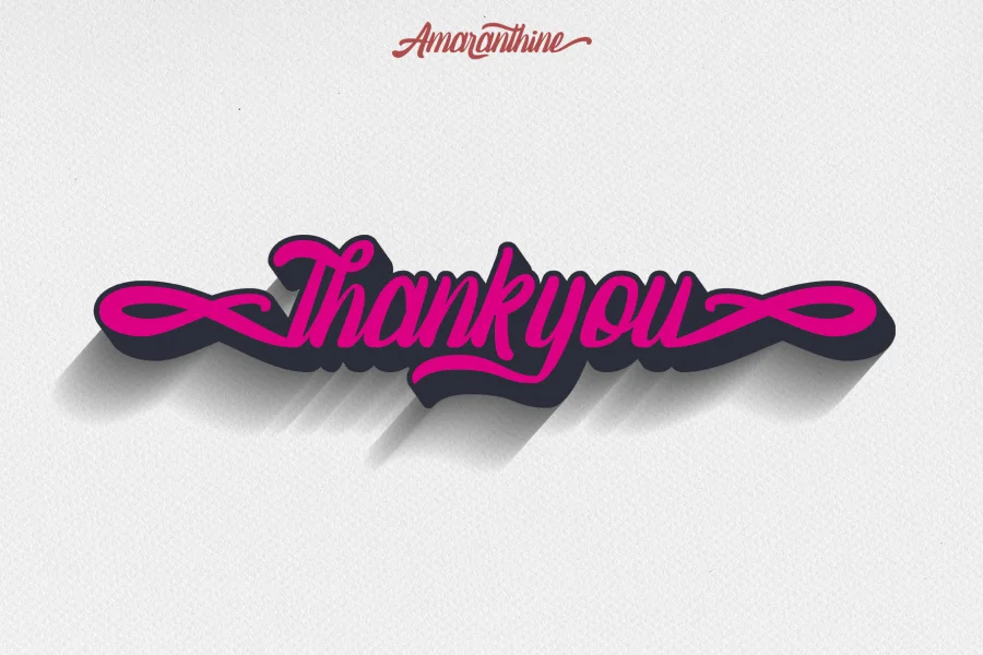 amaranthine demo Font preview 7