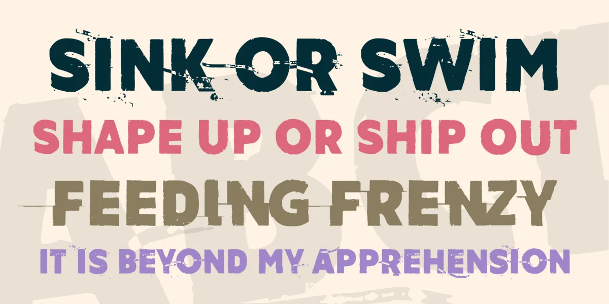 Amateur Font Family preview 4