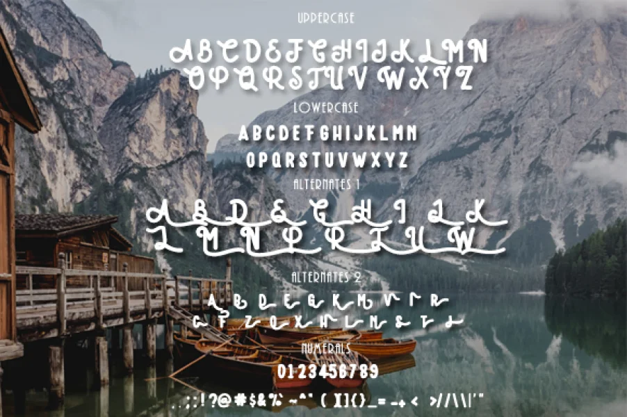 Amatir Font preview 7