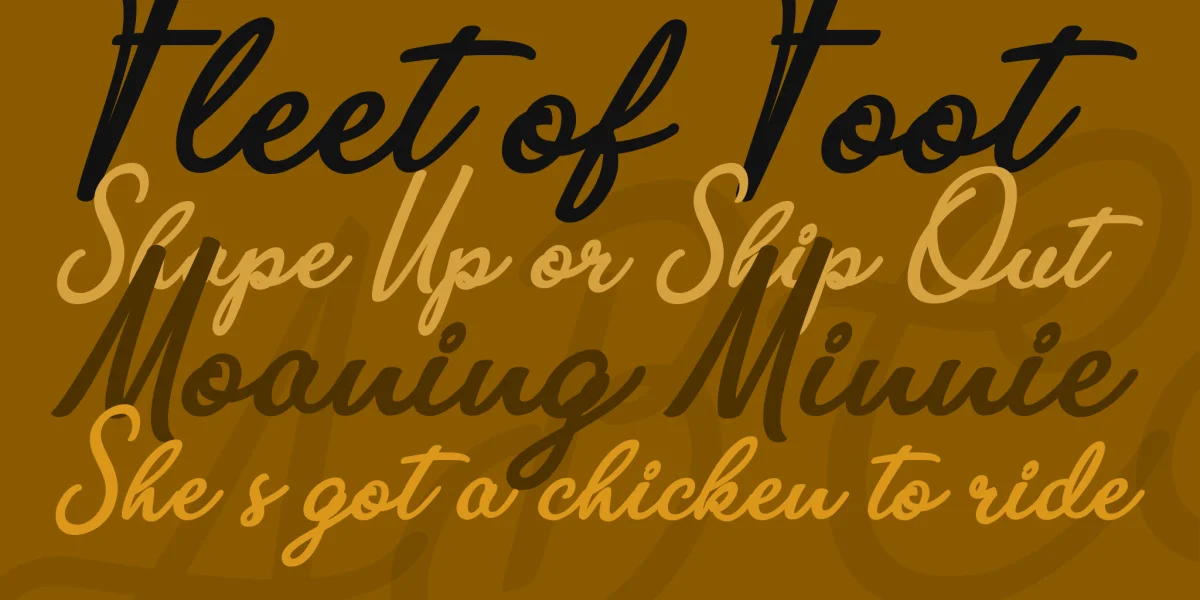 Ambar Pearl Personal Use Font preview 3