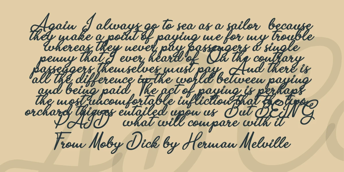 Ambar Pearl Personal Use Font preview 4