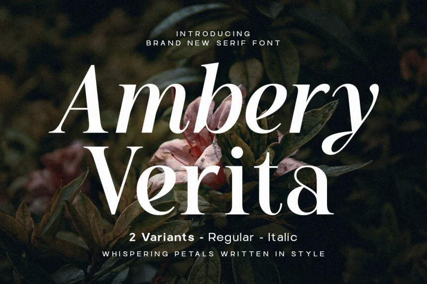 Ambery Verita Font preview 2