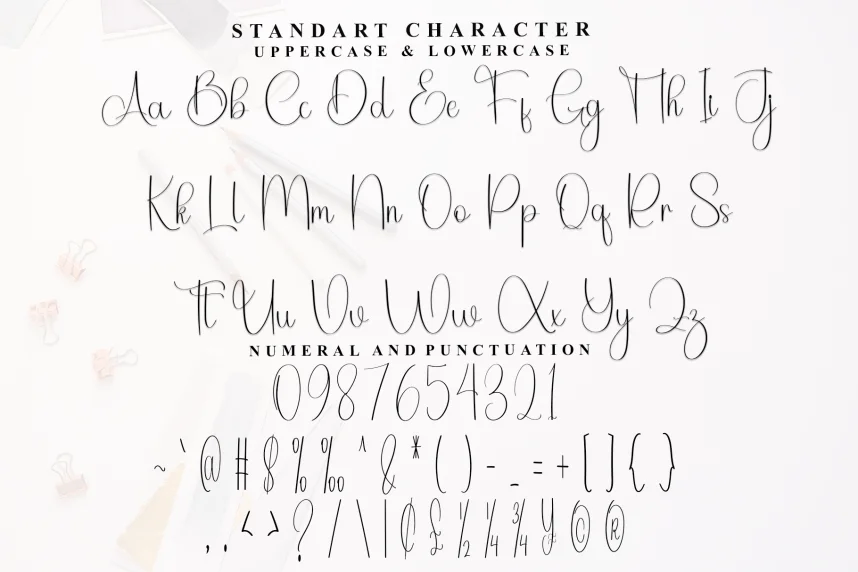 Ambient Style Handwritten Font preview 6