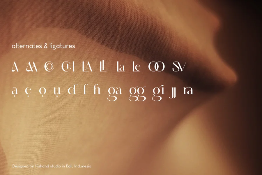 Amelaryas Font preview 2