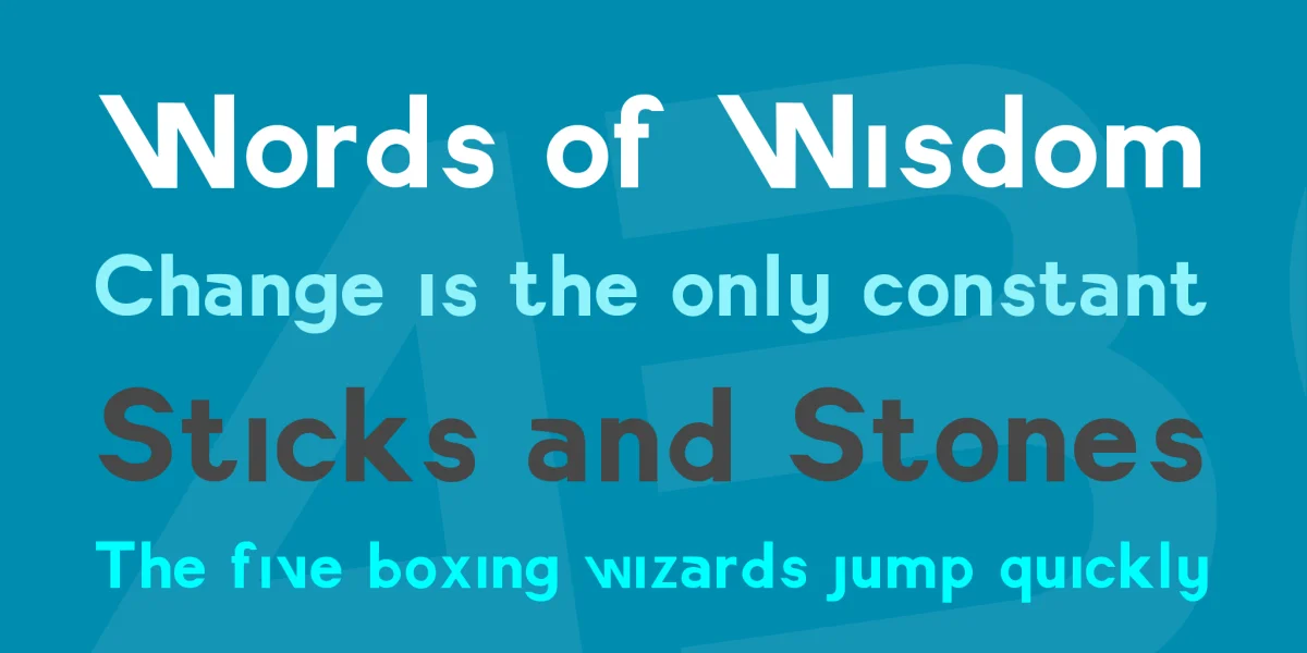 America Faster Font preview 2