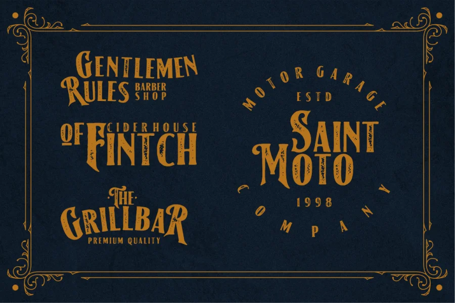 American Label Font Family preview 3