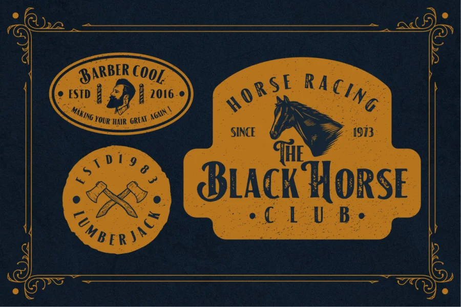 American Label Font Family preview 4