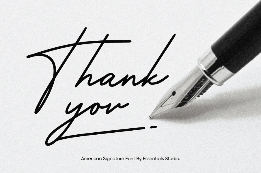 American Signature Font preview 7