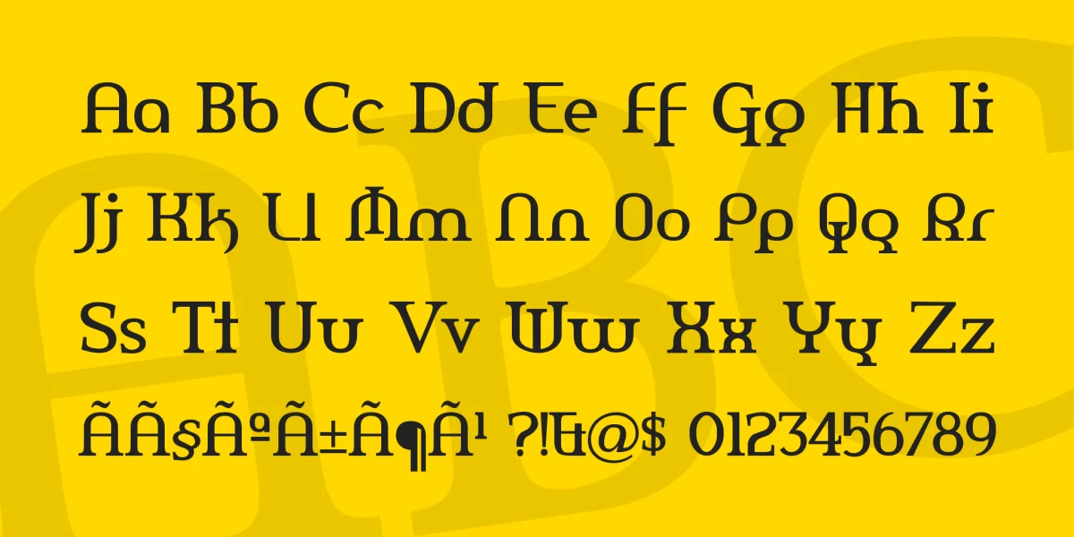 Amerika Font Family preview 3