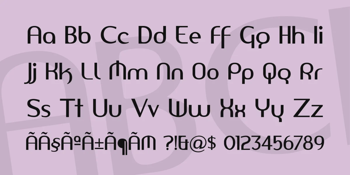 Amerika Sans Font preview 4