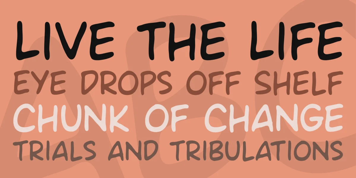 Ames Font preview 3