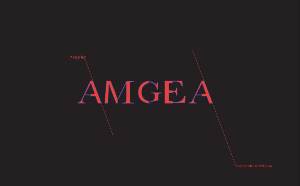 AMGaea Font preview 2