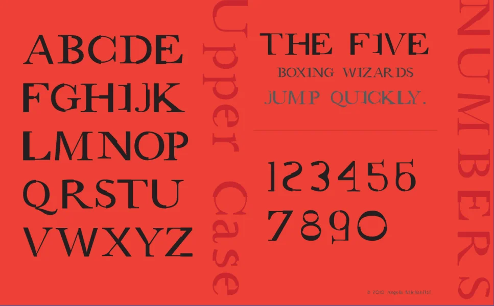AMGaea Font preview 4