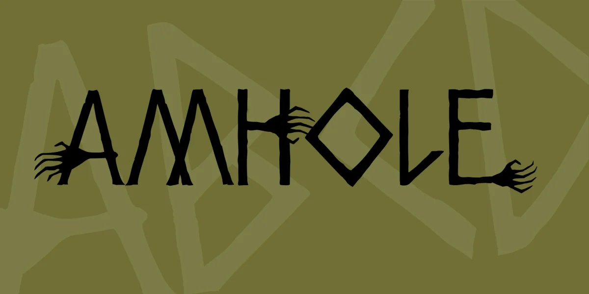 Amhole Font
