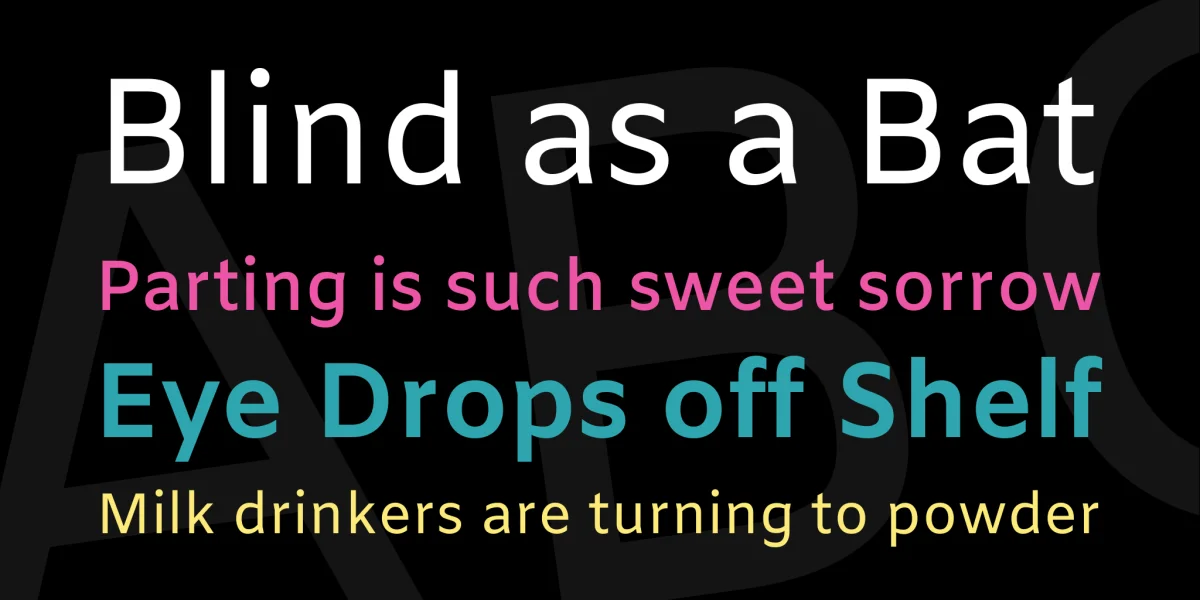 Amiko Font Family preview 2