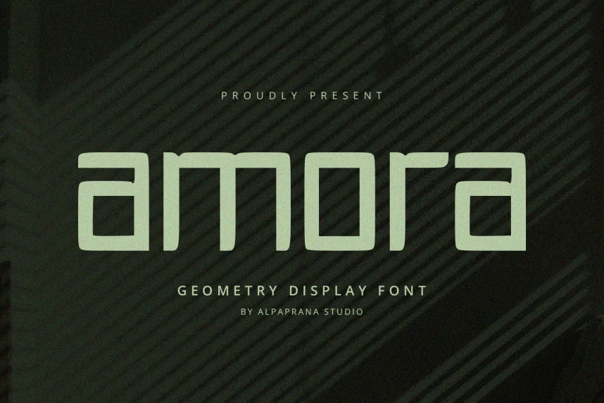 Amora – Display Font