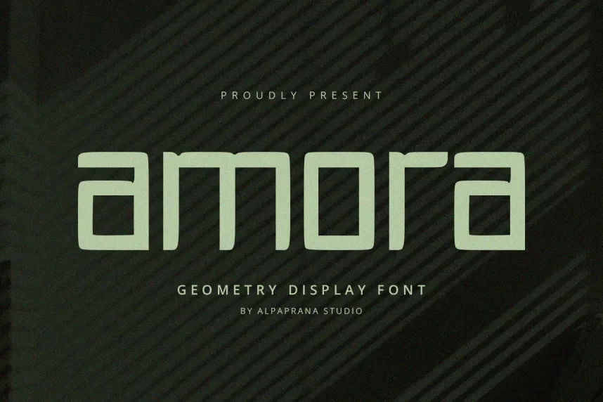 Amora – Display Font preview 2