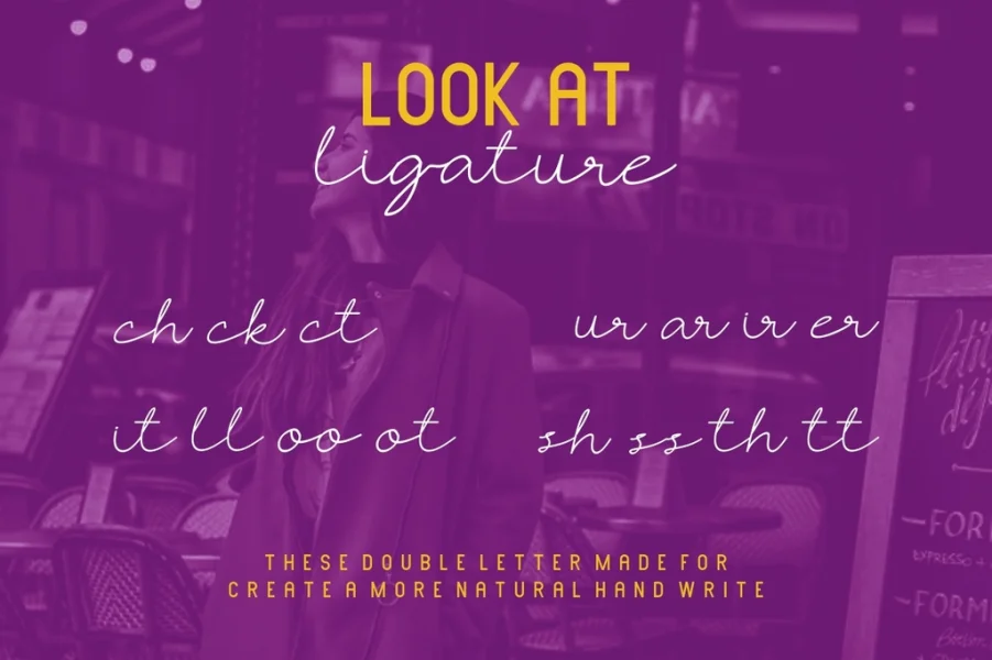 AMORICA Demo Font Family preview 4
