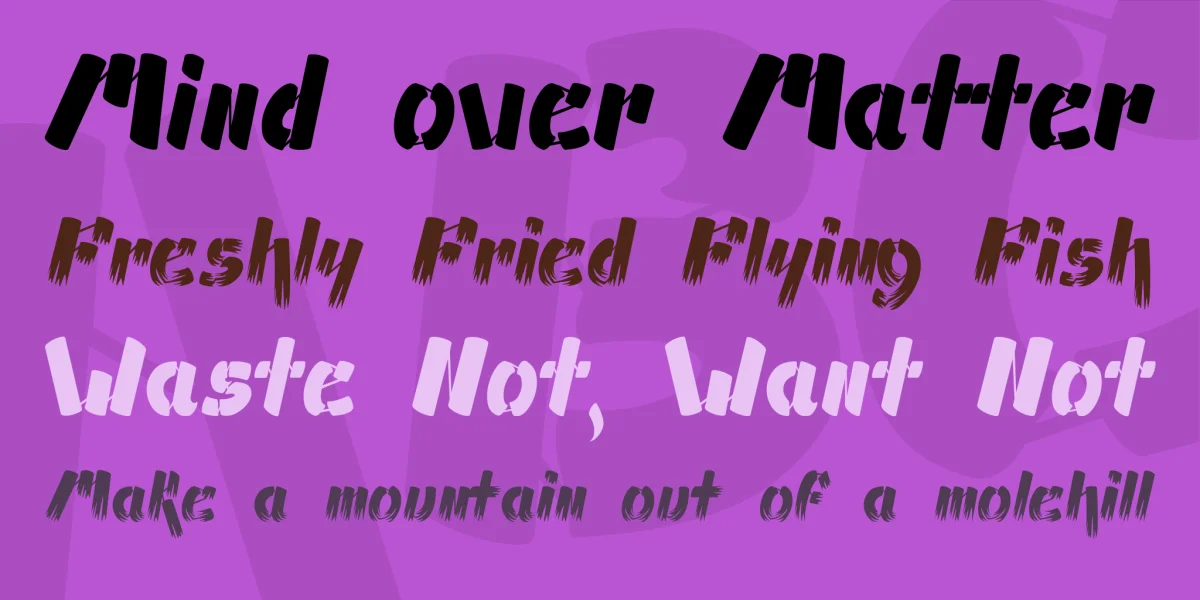 Ampad Font Family preview 2