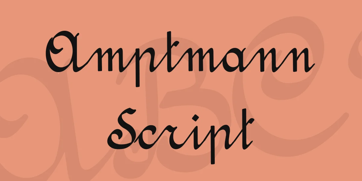 Amptmann Script Font