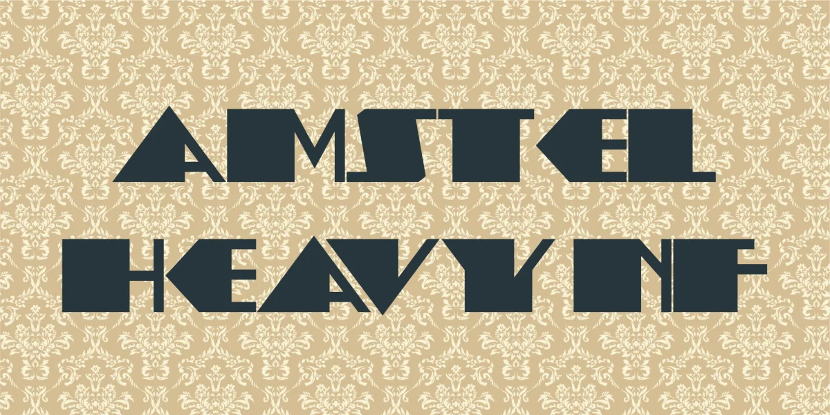Amstel Heavy NF Font