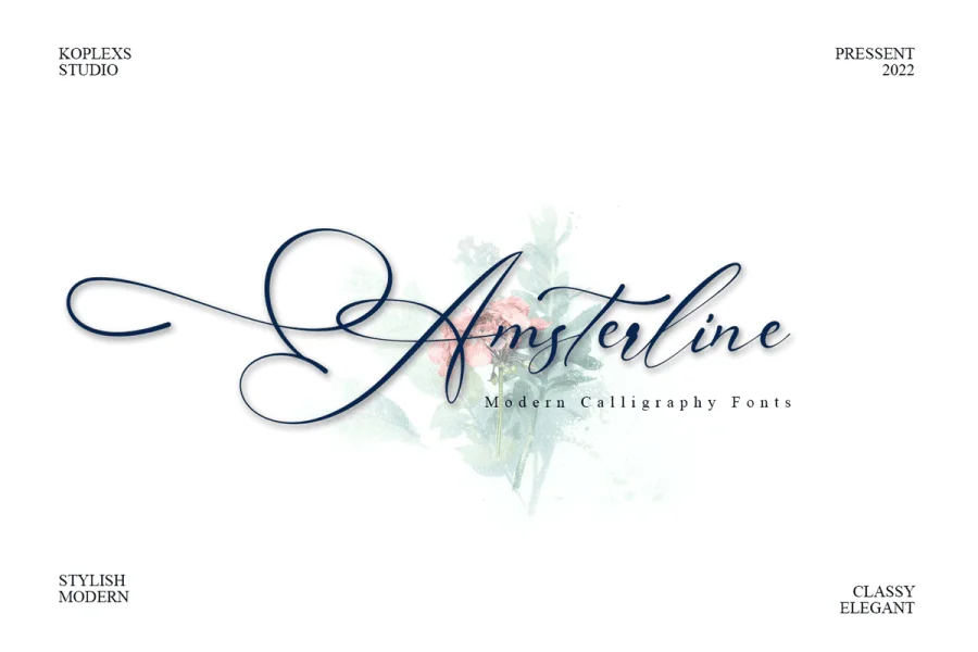 Amsterline Font