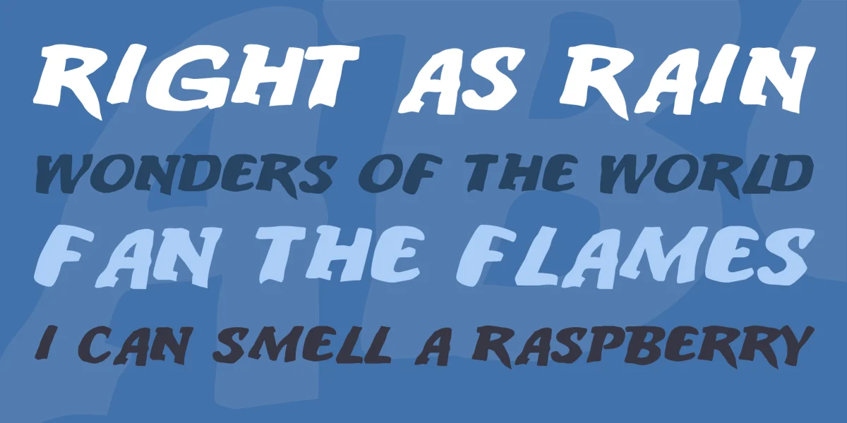 An ode to noone Font preview 2