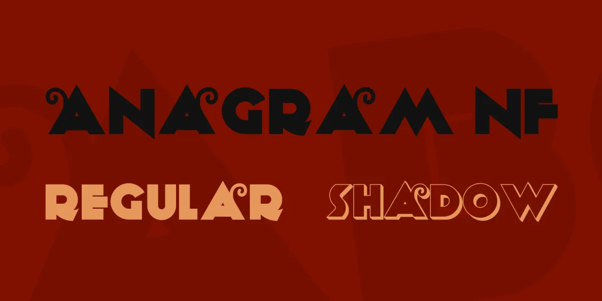 Anagram NF Font Family