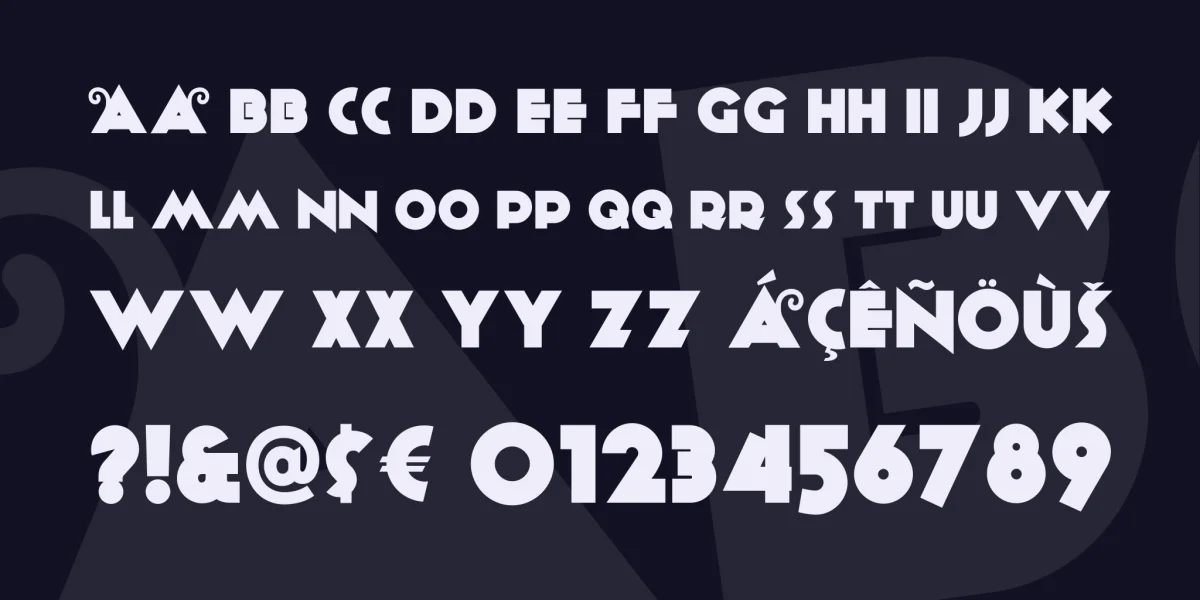 Anagram NF Font Family preview 2
