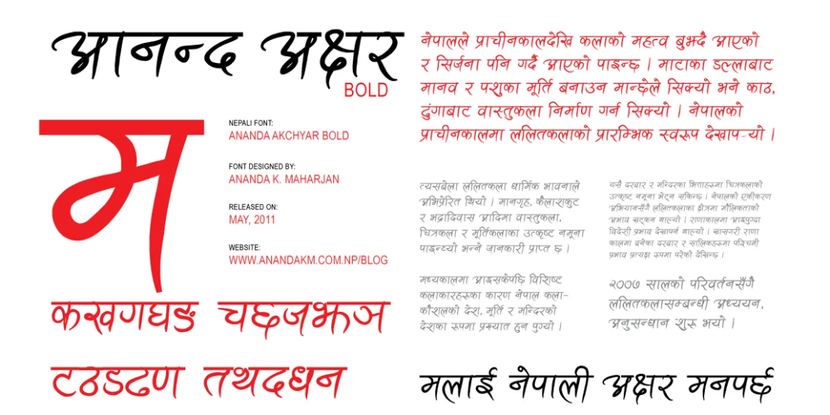 Ananda Akchyar Font Family preview 18