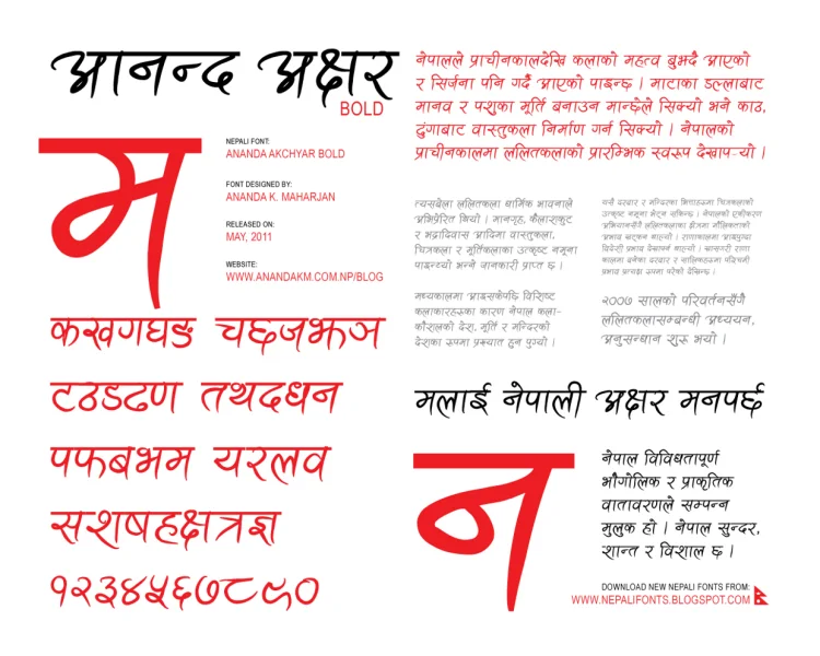 Ananda Akchyar Font Family preview 3