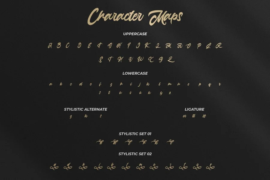 Anasite Malela 3 Font preview 13