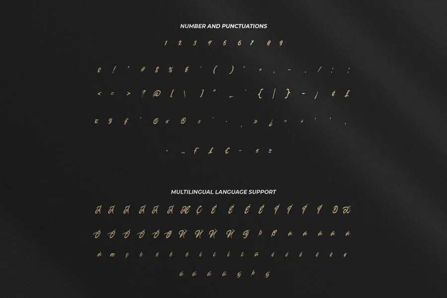 Anasite Malela 3 Font preview 14