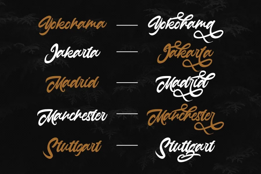 Anasite Malela 3 Font preview 4